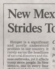Hunger in New Mexico